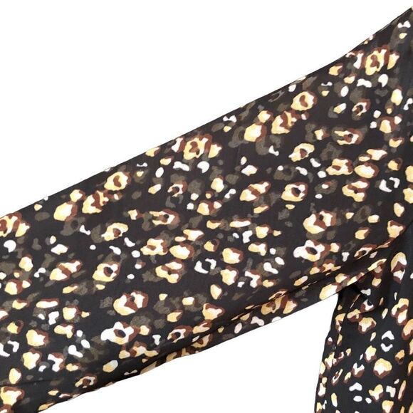 Anthropologie Blouse See U Soon Womens XS Black Ditsy Print Button Up NWT - Picture 3 of 11